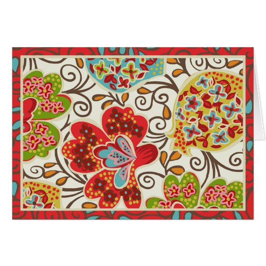 The Rumba Dance - Cream Greeting card