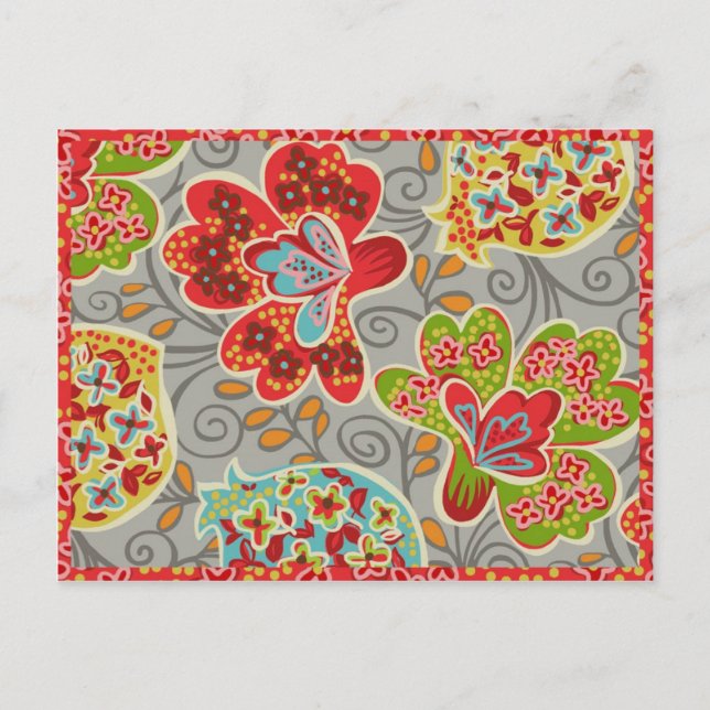 The Rumba Dance - Grey Postcard (Front)