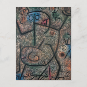 The rumours by Paul Klee Postcard