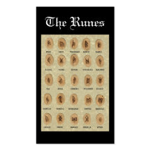 The Runes bookmark