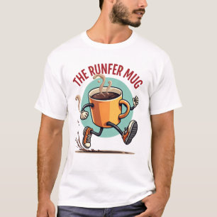 The Runfer Mug   Energetic Running Coffee Cup  T-Shirt