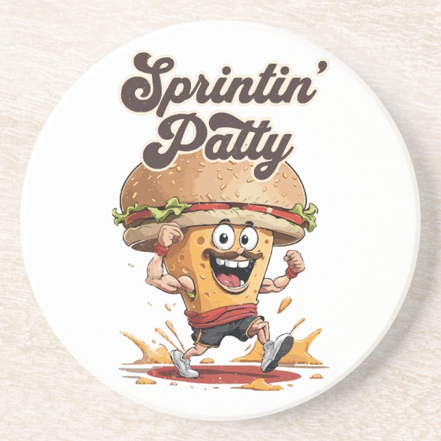 The Running Cheeseburger Coaster (Front)