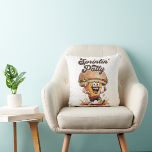 The Running Cheeseburger Cushion