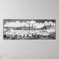 The Russian army besieging Narva in 1700