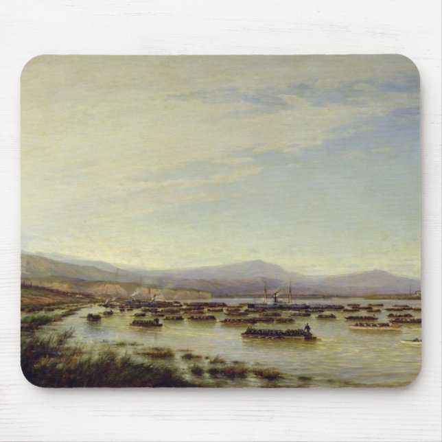 The Russian Army crossing the Danube Mouse Pad (Front)