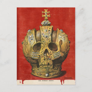 The Russian Crown - vintage cover Postcard