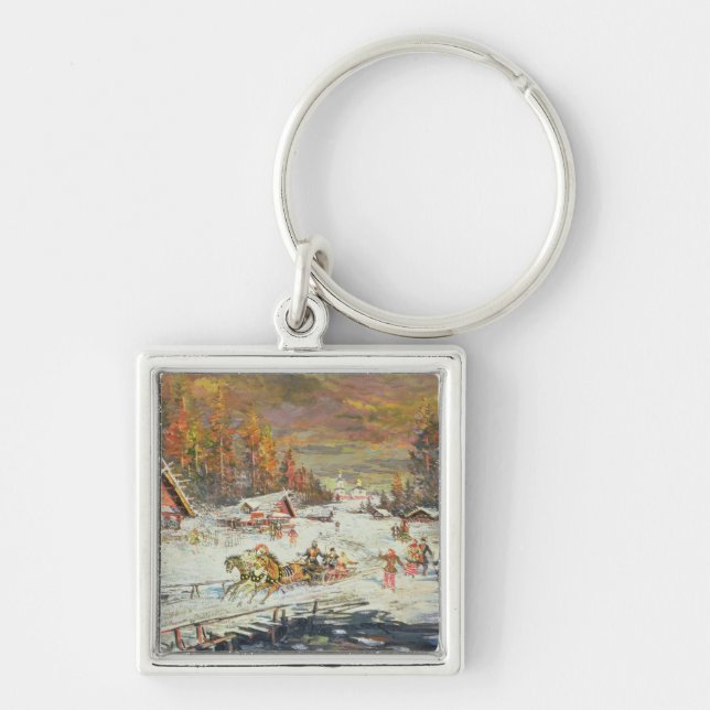 The Russian Winter, 1900-10 Key Ring (Front)