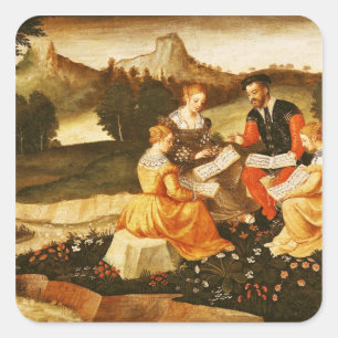 The Rustic Concert, the Song Square Sticker