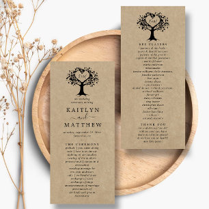 The Rustic Heart Tree Wedding Collection Program