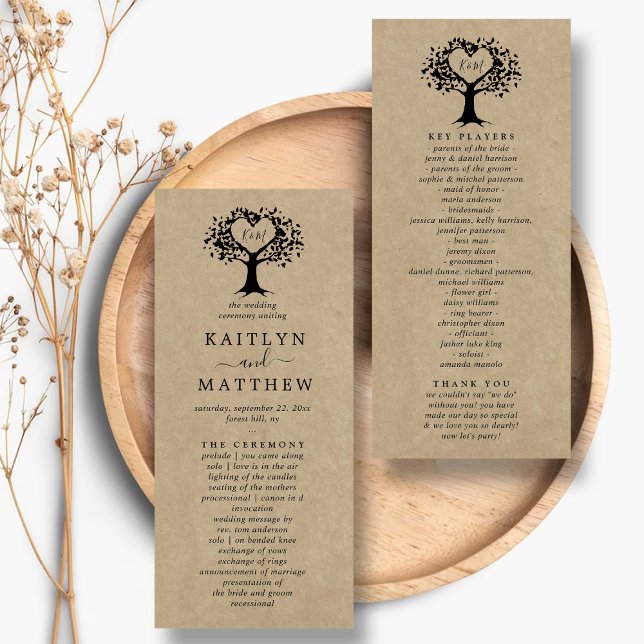 The Rustic Heart Tree Wedding Collection Program (Creator Uploaded)
