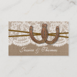 The Rustic Horseshoe Collection Website Cards