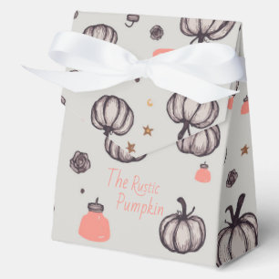 The Rustic Pumpkin (Grey) Favour Box
