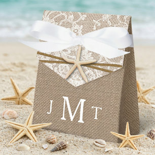 The Rustic Starfish Beach Wedding Collection Favour Box