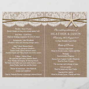 The Rustic Starfish Wedding Collection Programs