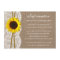The Rustic Sunflower Wedding Collection Detail