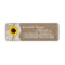 The Rustic Sunflower Wedding Collection Labels