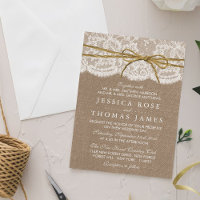 The Rustic Twine Bow Wedding Collection