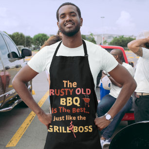 The Rusty Old Barbecue is the Best Apron