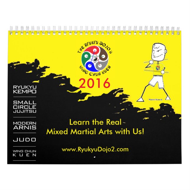 The Ryukyu Dojo II 2016 Calendar (Cover)