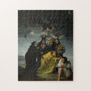 The Sabbath Of Witches Francisco Goya Jigsaw Puzzle