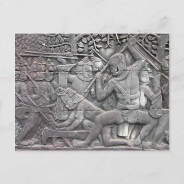 The Sack of Angkor Postcard (Front)