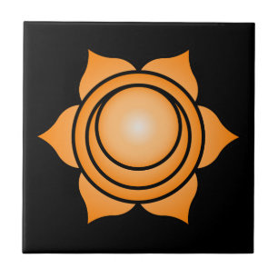 The Sacral Chakra Ceramic Tile