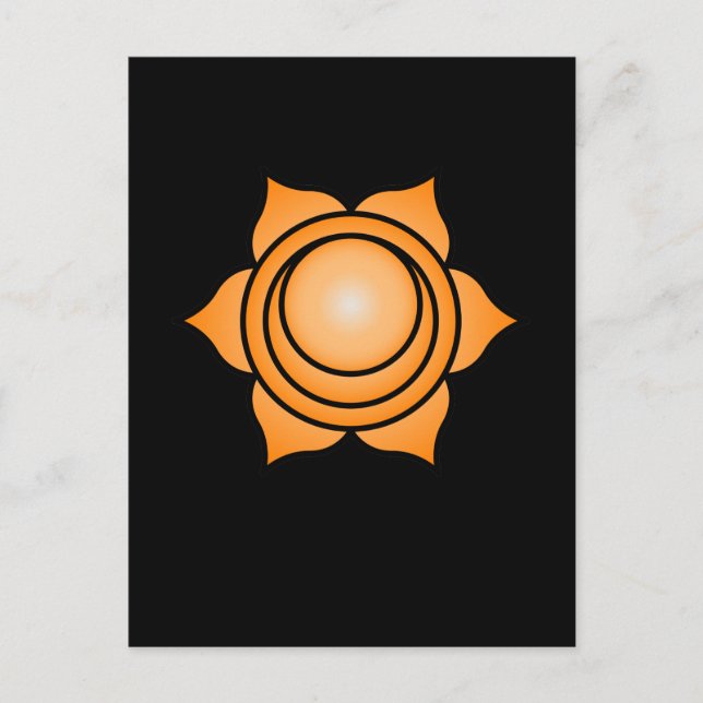 The Sacral Chakra Postcard (Front)