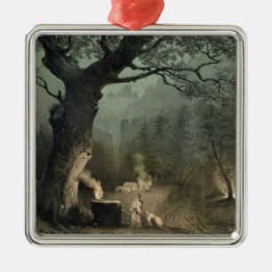 The Sacred Grove of the Druids Metal Ornament