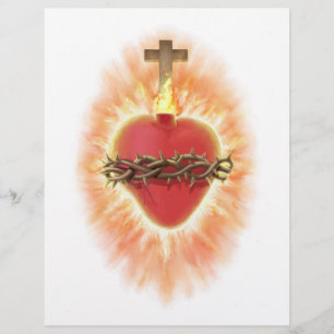 The Sacred Heart Custom Letterhead