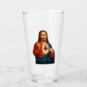 The Sacred Heart of Jesus Glass