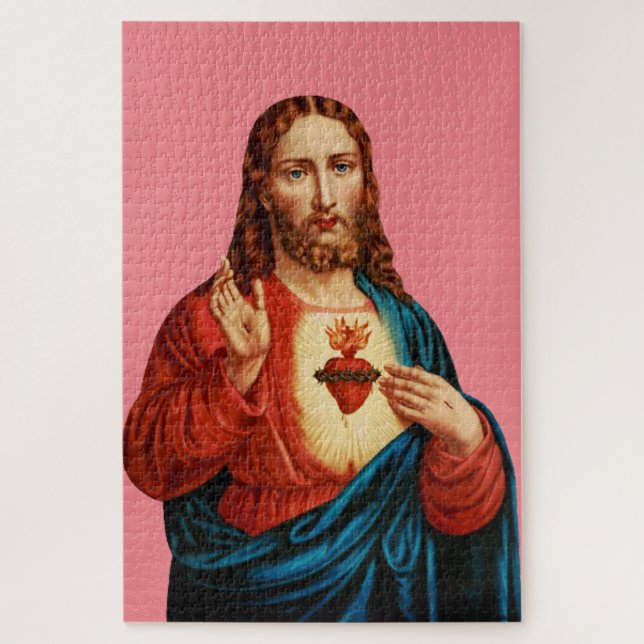 The Sacred Heart of Jesus Jigsaw Puzzle (Vertical)