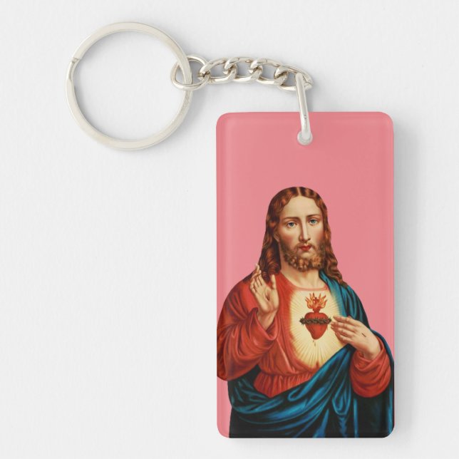 The Sacred Heart of Jesus Key Ring (Front)