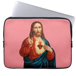 The Sacred Heart of Jesus Laptop Sleeve