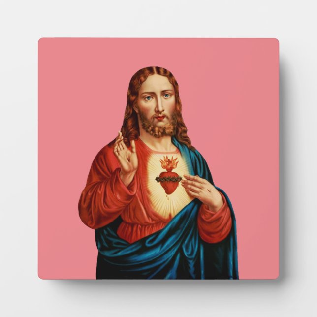 The Sacred Heart of Jesus Plaque (Front)