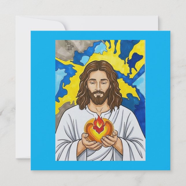 The Sacred Heart of Jesus Save The Date (Front)