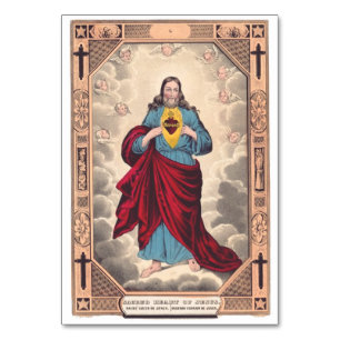 The Sacred Heart of Jesus Table Number