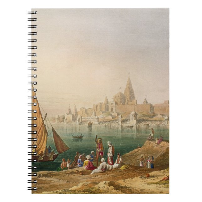 The Sacred Town and Temples of Dwarka, from Volume Notebook (Front)