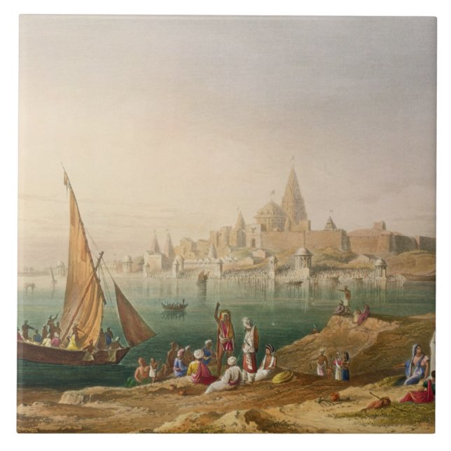 The Sacred Town and Temples of Dwarka, from Volume Tile (Front)