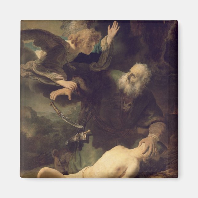 The Sacrifice of Abraham, 1635 Magnet (Front)