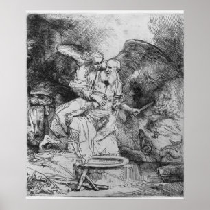 The Sacrifice of Abraham, 1645 Poster