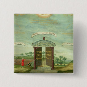 The Sacrifice of Isaac 15 Cm Square Badge