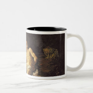 The Sacrifice of Isaac, 1616 Two-Tone Coffee Mug