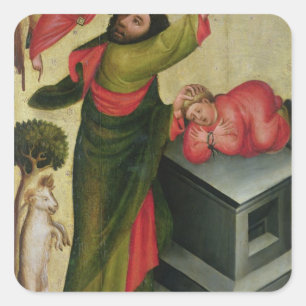 The Sacrifice of Isaac from the High Altar Square Sticker