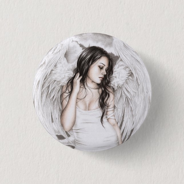 The Sad Angel Button (Front)