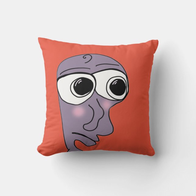 the sad face meme cushion (Front)