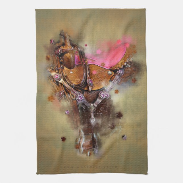 The Saddle II - Kitchen Towel (Vertical)