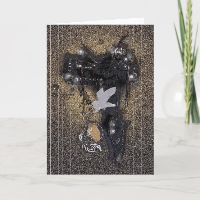 The Saddle IV - Greeting Card (Front)