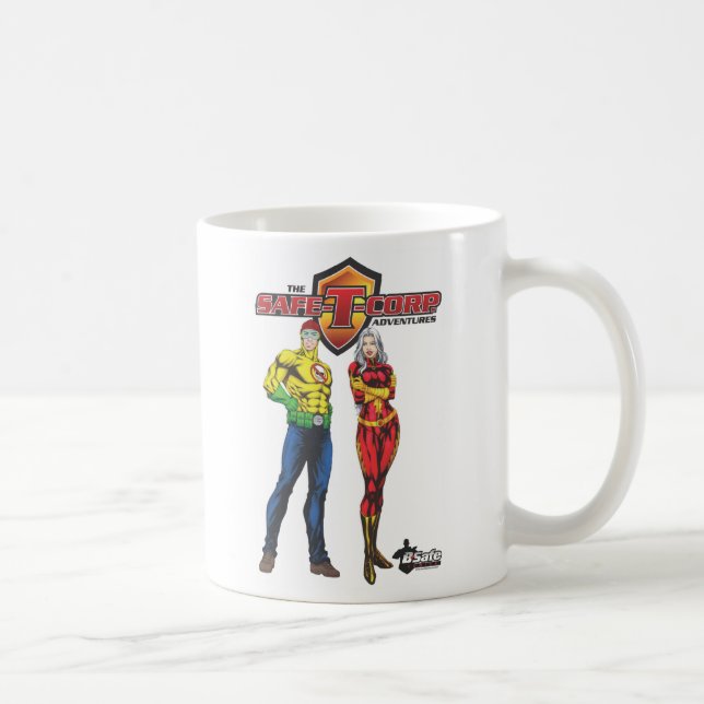 The Safe-T-Corp. Adventures Coffee Mug (Right)