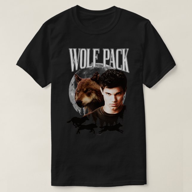 The Saga Jacob Wolf Pack Girls Muscle T-Shirt (Design Front)
