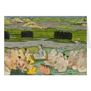 The sage Shuku Deva addressing King Parikshit & a